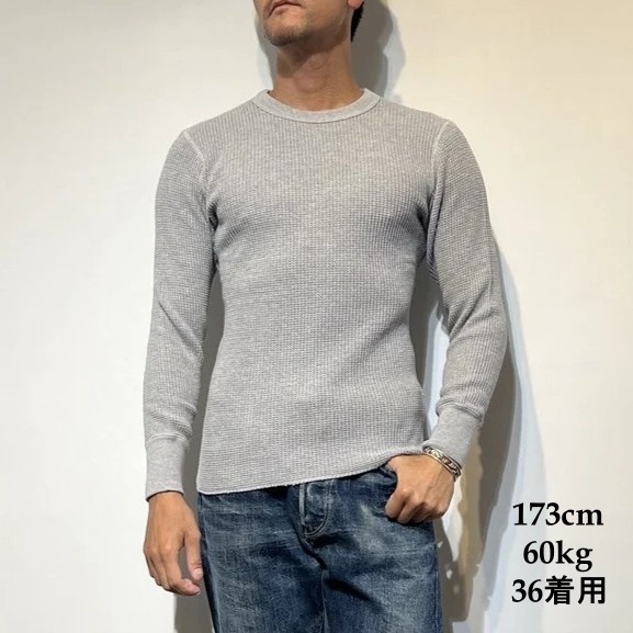 JELADO �����顼�� ��AB94237S�ۡ�Mega Thermal Crew Neck�ۢ㥽���&�ڥåѡ��� �ᥬ�����ޥ� ���롼�ͥå� COTTON100% ������
