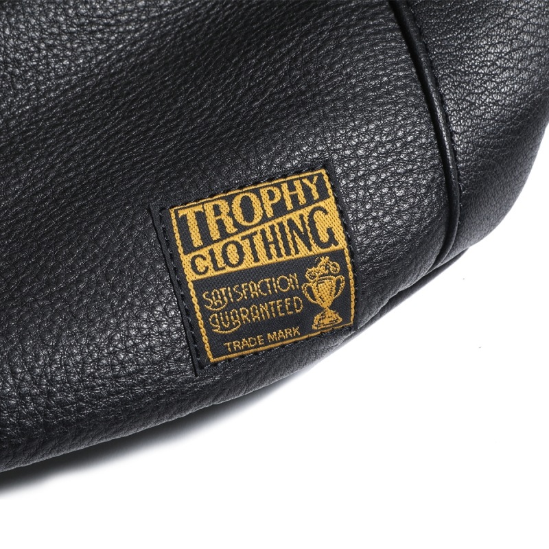 TROPHY CLOTHING �ȥ��ե������������󥰡�TR-B28�ۡ�Day Trip Steerhide Bag�ۥǥ��ȥ�åץ��ƥ��ϥ��ɥХå� �������� �ܥǥ����Хå� ���� �쥶�� ������