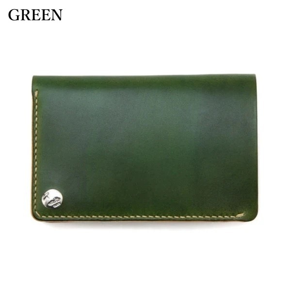 MOTO LEATHER ��ȥ쥶����W2D�ۡ�HAND-DYED MIDDLE WALLET�ۼ�����ߥɥ륦����å� ���� �����ꥢ�󥫥��쥶�� ����С��������