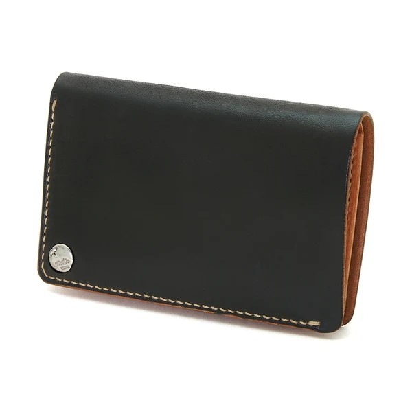 MOTO LEATHER ��ȥ쥶����W2D�ۡ�HAND-DYED MIDDLE WALLET�ۼ�����ߥɥ륦����å� ���� �����ꥢ�󥫥��쥶�� ����С��������