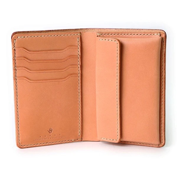 MOTO LEATHER ��ȥ쥶����W2D�ۡ�HAND-DYED MIDDLE WALLET�ۼ�����ߥɥ륦����å� ���� �����ꥢ�󥫥��쥶�� ����С��������