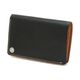 MOTO LEATHER ��ȥ쥶����W2D�ۡ�HAND-DYED MIDDLE WALLET�ۼ�����ߥɥ륦����å� ���� �����ꥢ�󥫥��쥶�� ����С��������