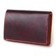 MOTO LEATHER ��ȥ쥶����W2D�ۡ�HAND-DYED MIDDLE WALLET�ۼ�����ߥɥ륦����å� ���� �����ꥢ�󥫥��쥶�� ����С��������
