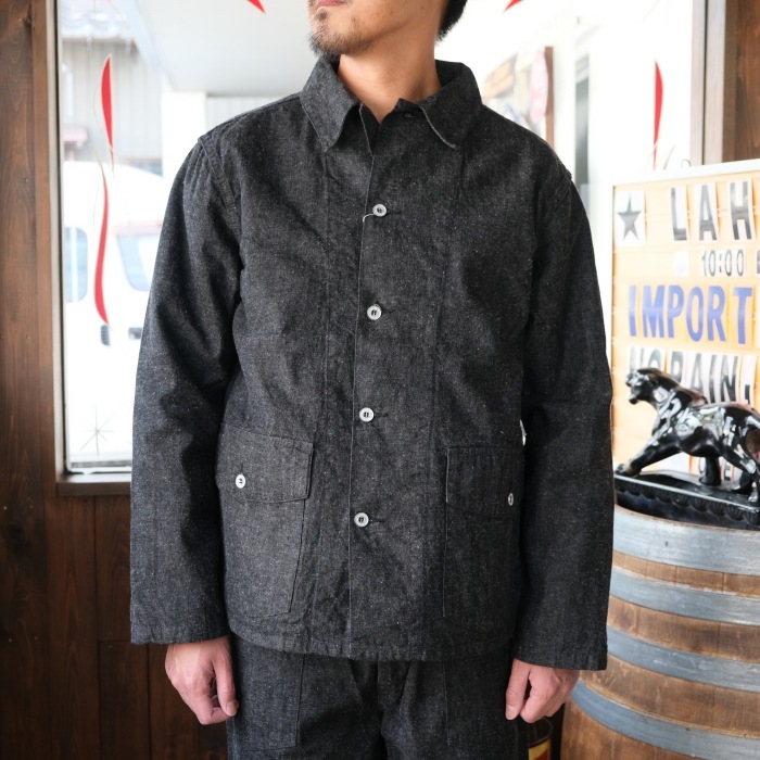 TCB jeans �ƥ��������ӡ������󥺡�Catface Jacket 10.2oz�ۥ���åȥե��������㥱�å� �ǥ˥� �ߥ꥿�꡼ ���åȥ�100% ������