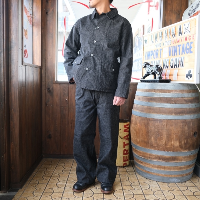 TCB jeans �ƥ��������ӡ������󥺡�Catface Jacket 10.2oz�ۥ���åȥե��������㥱�å� �ǥ˥� �ߥ꥿�꡼ ���åȥ�100% ������