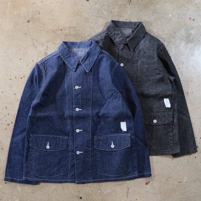 TCB jeans �ƥ��������ӡ������󥺡�Catface Jacket 10.2oz�ۥ���åȥե��������㥱�å� �ǥ˥� �ߥ꥿�꡼ ���åȥ�100% ������