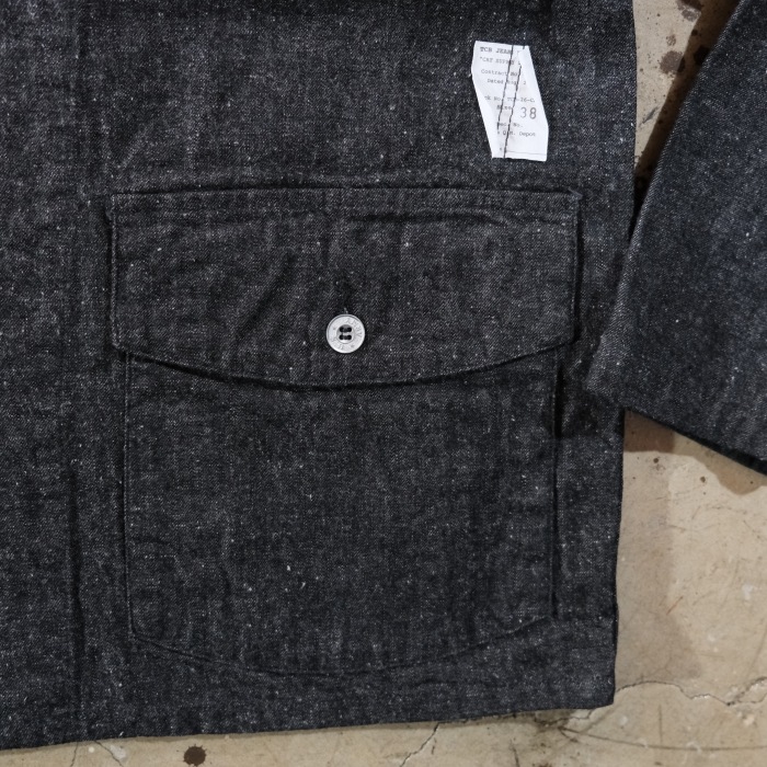TCB jeans �ƥ��������ӡ������󥺡�Catface Jacket 10.2oz�ۥ���åȥե��������㥱�å� �ǥ˥� �ߥ꥿�꡼ ���åȥ�100% ������