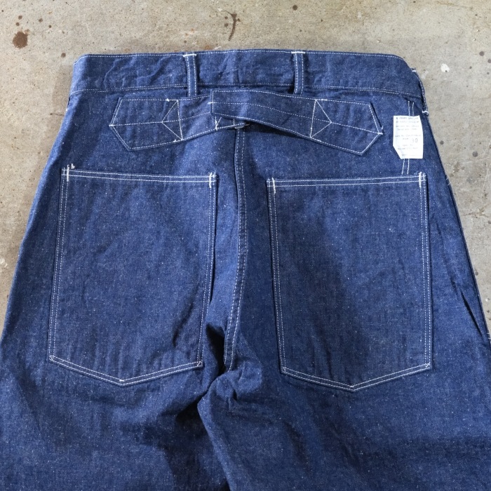 TCB jeans �ƥ��������ӡ������󥺡�Catface Trousers 10.2oz�ۥ���åȥե������ȥ饦������ �ߥ꥿�꡼ �ǥ˥� ���åȥ�100%