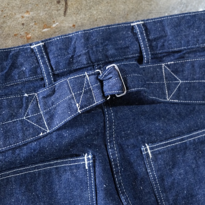 TCB jeans �ƥ��������ӡ������󥺡�Catface Trousers 10.2oz�ۥ���åȥե������ȥ饦������ �ߥ꥿�꡼ �ǥ˥� ���åȥ�100%