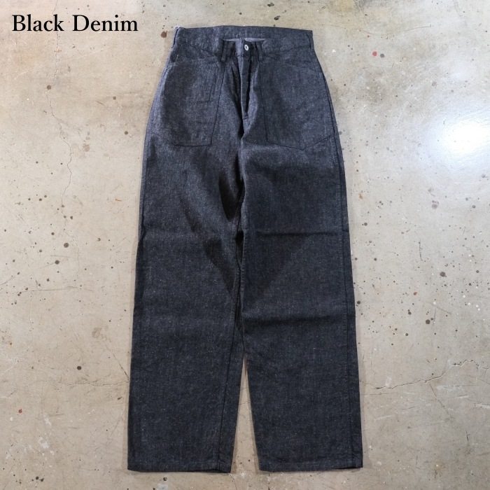 TCB jeans �ƥ��������ӡ������󥺡�Catface Trousers 10.2oz�ۥ���åȥե������ȥ饦������ �ߥ꥿�꡼ �ǥ˥� ���åȥ�100%
