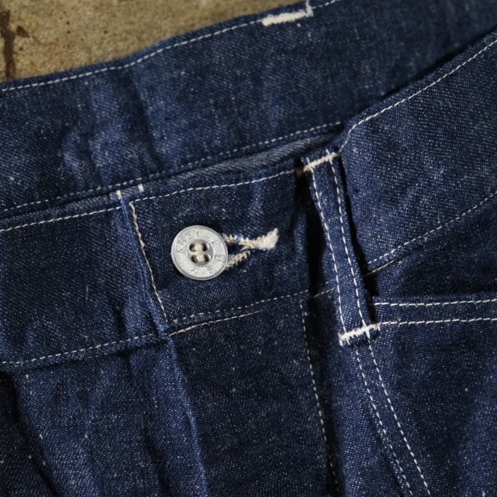 TCB jeans �ƥ��������ӡ������󥺡�Catface Trousers 10.2oz�ۥ���åȥե������ȥ饦������ �ߥ꥿�꡼ �ǥ˥� ���åȥ�100%