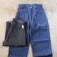 TCB jeans �ƥ��������ӡ������󥺡�Catface Trousers 10.2oz�ۥ���åȥե������ȥ饦������ �ߥ꥿�꡼ �ǥ˥� ���åȥ�100%