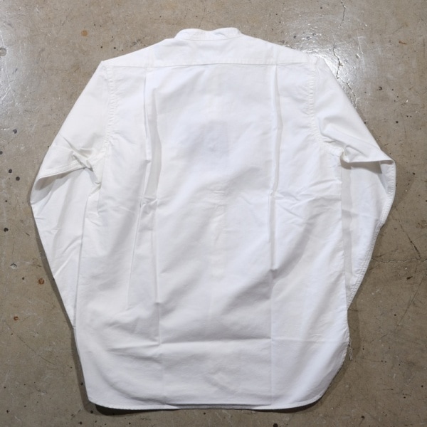 WORKERS ���������Band Collar Shirt�ۥХ�ɥ��顼����� Ĺµ ���å��� �����֥졼 COTTON100��