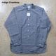 WORKERS ���������Band Collar Shirt�ۥХ�ɥ��顼����� Ĺµ ���å��� �����֥졼 COTTON100��