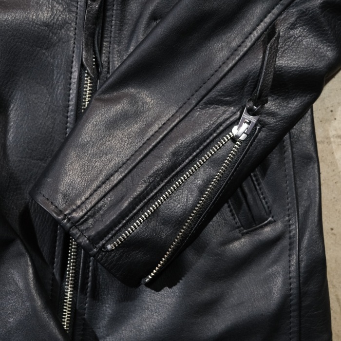 Y'2 LEATHER �磻�ġ��쥶����LR-03�ۡ�STEER OIL DOUBLE BREASTED JACKET�ۢ�LADIES�䥹�ƥ���������֥�饤���������㥱�å� ���ƥ��ϥ��� ������