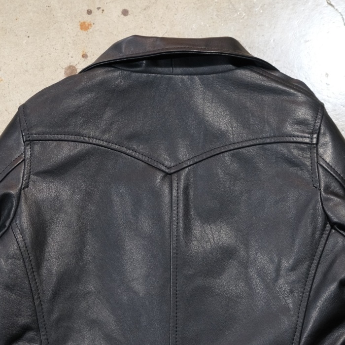 Y'2 LEATHER �磻�ġ��쥶����LR-03�ۡ�STEER OIL DOUBLE BREASTED JACKET�ۢ�LADIES�䥹�ƥ���������֥�饤���������㥱�å� ���ƥ��ϥ��� ������