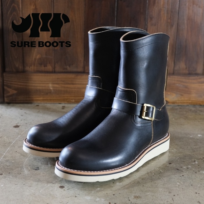 【レア】ジュビリーシューズ　ローパーブーツ　検）アトラクションズ　グルービンハイ SURE BOOTS シュアブーツ【GRIDLEY】≪OIL TEACORE BLK/COW
