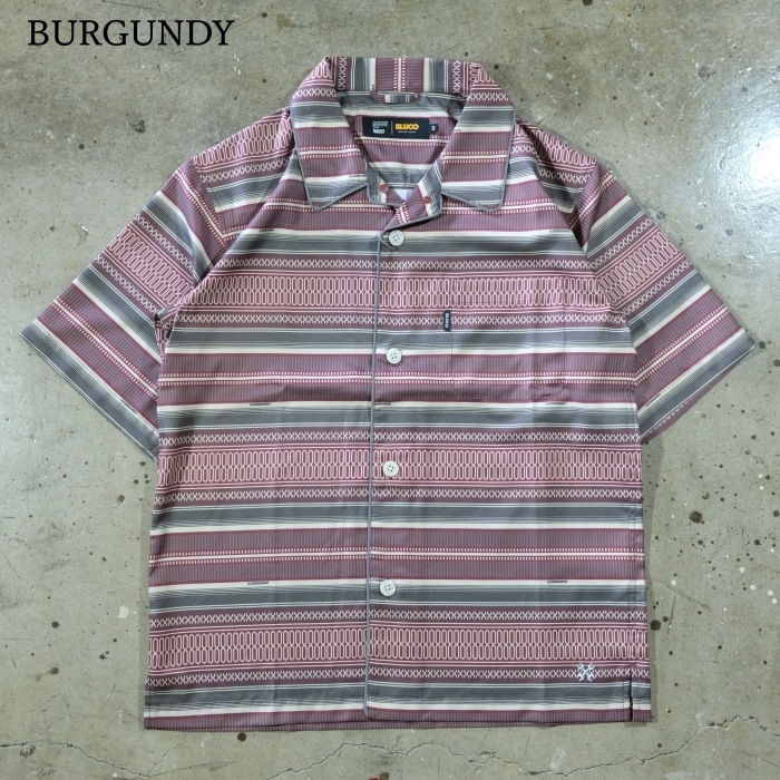 BLUCO ֥륳153-21-009ۡPOOLSIDE SHIRT S/S -Mexican-Ⱦµס륵ɥ  ݥꥨƥ100