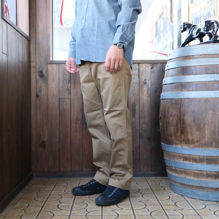 WORKERS ���������Officer Trousers Regular Fit�ۥ��ե������ȥ饦������ �쥮��顼�ե��å� ���Υѥ� COTTON100�� ������