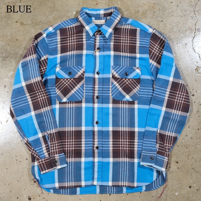 SUGAR CANE(奬)<BR>SC29157ۡFICTION ROMANCE TWILL CHECK WORK SHIRTS<BR>եޥ ĥå<BR>ܿ˴˥  COTTON100%<BR>