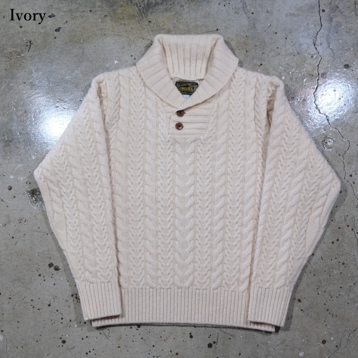 ORGUEIL ���륲�����OR-9108�ۡ�Aran Sweater�ۥ���󥻡����� �����֥�˥å� �����륻������ WOOL ������