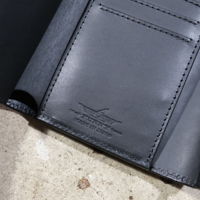 FUNNY �ե��ˡ���DOUBLE DOTS BILLFOLD�ۢ㥨��ե���Ȣ��BORDEAUX�� ���֥�ɥåȥӥ�ե����� ��������󥰥���С� �ݳ� ����쥶�� MADE IN JAPAN