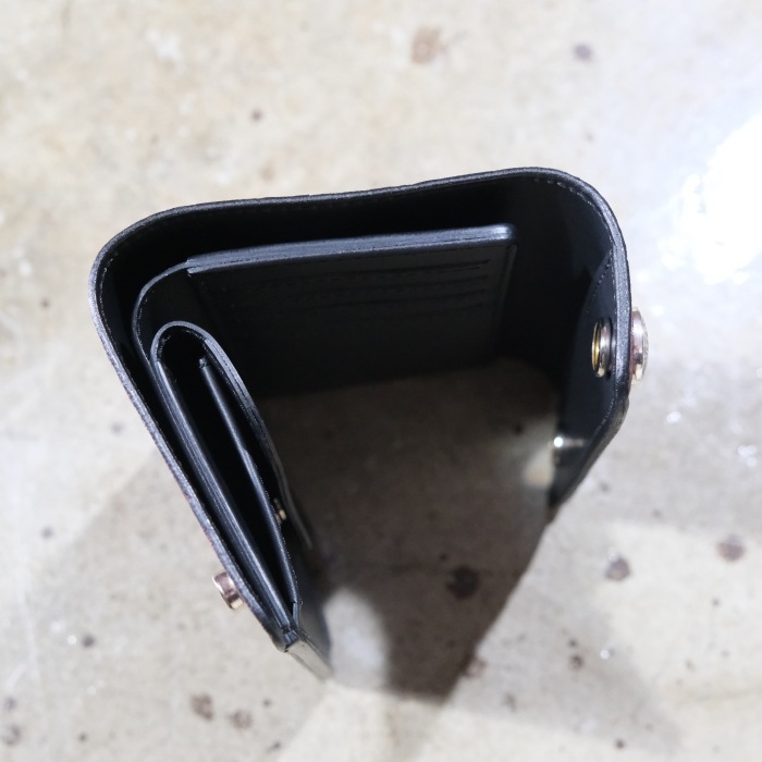 FUNNY �ե��ˡ���DOUBLE DOTS BILLFOLD�ۢ㥨��ե���Ȣ��BORDEAUX�� ���֥�ɥåȥӥ�ե����� ��������󥰥���С� �ݳ� ����쥶�� MADE IN JAPAN