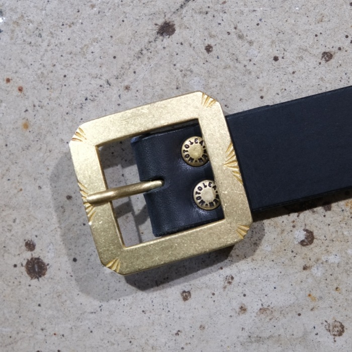 MOTOR �⡼������RBB2B�ۡ�LEATHER BELT�ۢ�BRASS�� �쥶���٥�� ���� ��﫥Хå���