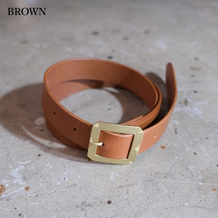 MOTOR �⡼������RBB2B�ۡ�LEATHER BELT�ۢ�BRASS�� �쥶���٥�� ���� ��﫥Хå���