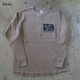 Langlitz Leathers ��󥰥�åĥ쥶������Waffle Long Sleeve T-shirt�ۡ�TYPE O�ۥ�åե�ĹµT����� �����ޥ� ����TEE COTTON100% �������ܥǥ�