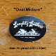 Langlitz Leathers 󥰥åĥ쥶 Sticker Oval MidiumڥХ ߥǥۥꥸʥ륹ƥå 6.5cm x 9cm
