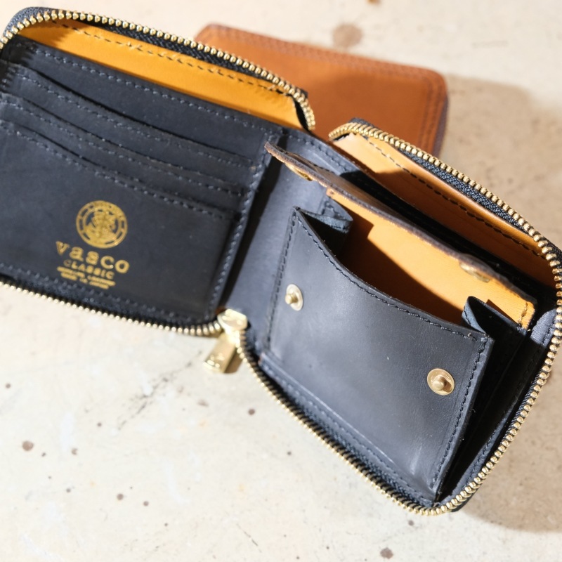 VASCO ����������VSC-700Z�ۡ�LEATHER VOYAGE ROUND ZIP SHORT WALLET�ۥ쥶���ܥ䡼����饦��ɥ��åץ��硼�ȥ�����å� ����ޤ���� ���� ������