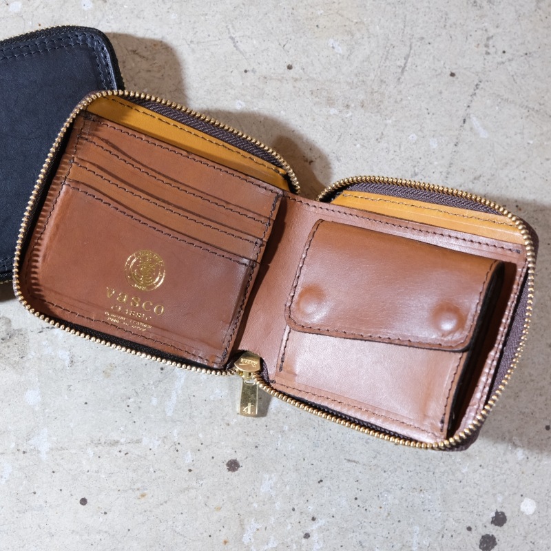 VASCO ����������VSC-700Z�ۡ�LEATHER VOYAGE ROUND ZIP SHORT WALLET�ۥ쥶���ܥ䡼����饦��ɥ��åץ��硼�ȥ�����å� ����ޤ���� ���� ������