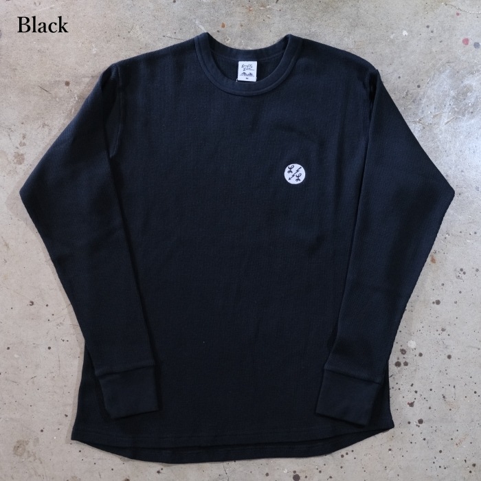 Langlitz Leathers ��󥰥�åĥ쥶������Waffle Long Sleeve T-shirt�ۡڻɽ��ۥ�åե�ĹµT����� �����ޥ� ����TEE COTTON100% �������ܥǥ�