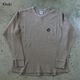 Langlitz Leathers ��󥰥�åĥ쥶������Waffle Long Sleeve T-shirt�ۡڻɽ��ۥ�åե�ĹµT����� �����ޥ� ����TEE COTTON100% �������ܥǥ�
