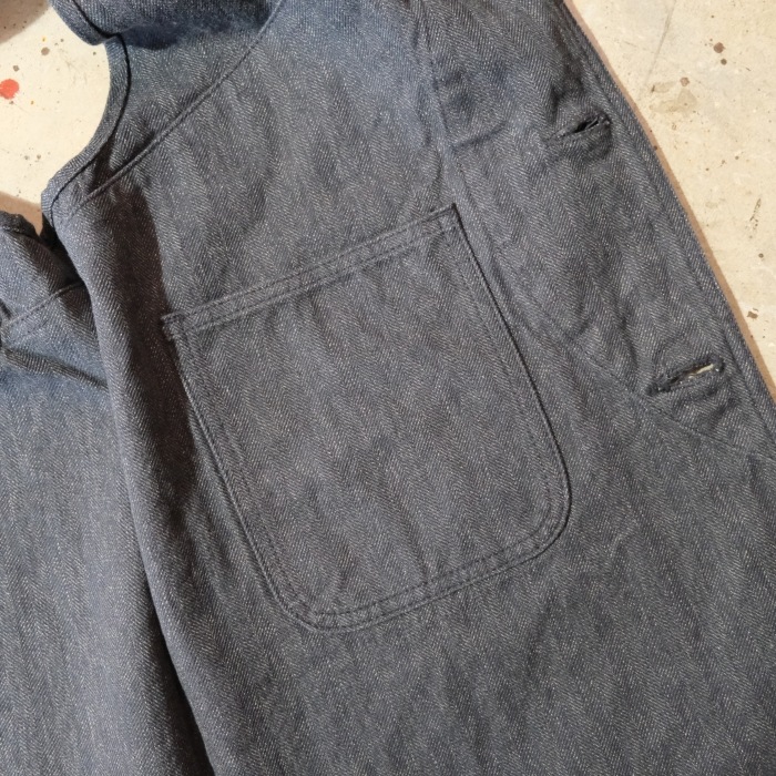 TCB jeans �ƥ��������ӡ������󥺡�Huntsman Vest�ۢ�Covert Herringbone�� �ϥ�ƥ��󥰥٥��� ���С��ȥإ��ܡ��� ��� COTTON100�� ������