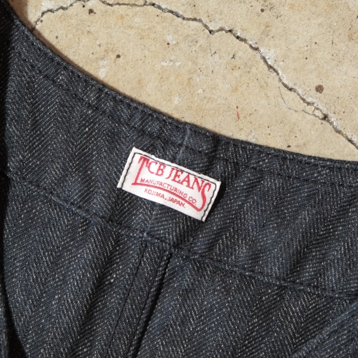 TCB jeans �ƥ��������ӡ������󥺡�Huntsman Vest�ۢ�Covert Herringbone�� �ϥ�ƥ��󥰥٥��� ���С��ȥإ��ܡ��� ��� COTTON100�� ������