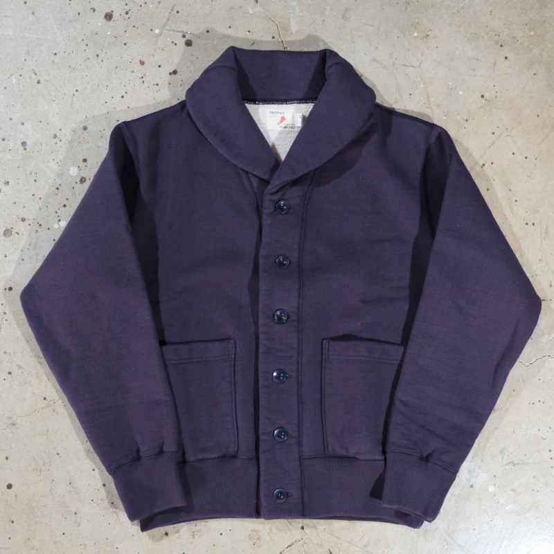 TROPHY CLOTHING ȥե󥰡TR24AW-211ۡLoop Wheel Shawl Collar Button Jacketۥ롼ץ륷硼륫顼ܥ󥸥㥱å 