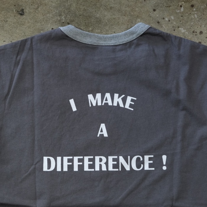 BLUCO ֥륳153-22-013ۡPRINT RINGER TEE -Diff-ۥץȥ󥬡T ץ ꥸʥܥǥ COTTON100
