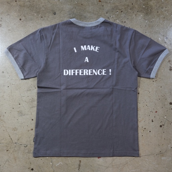 BLUCO ֥륳153-22-013ۡPRINT RINGER TEE -Diff-ۥץȥ󥬡T ץ ꥸʥܥǥ COTTON100