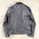 Y'2 LEATHER �磻�ġ��쥶����EB-140-T�ۡ�ECO HORSE TEA-CORE WWII Type G�����ۢ�44XXL��㥨���ۡ��� ���BLACK�������ǥ� �ϳ� MADE IN JAPAN