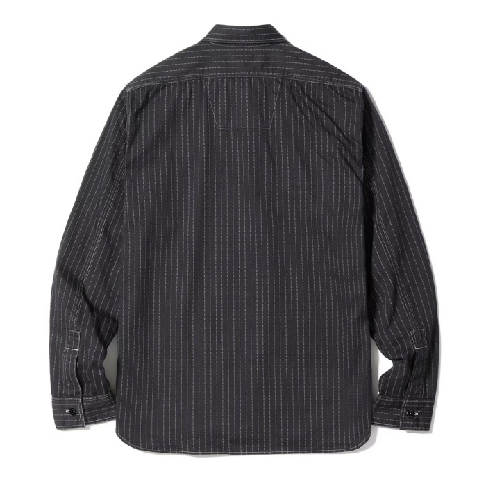SUGAR CANE���奬���������SC29585�ۡ�FICTION ROMANCE 8.5oz. BLACK WABASH STRIPE WORK SHIRT�ۥե����������ޥ� �����Хå��她�ȥ饤�ץ������� 