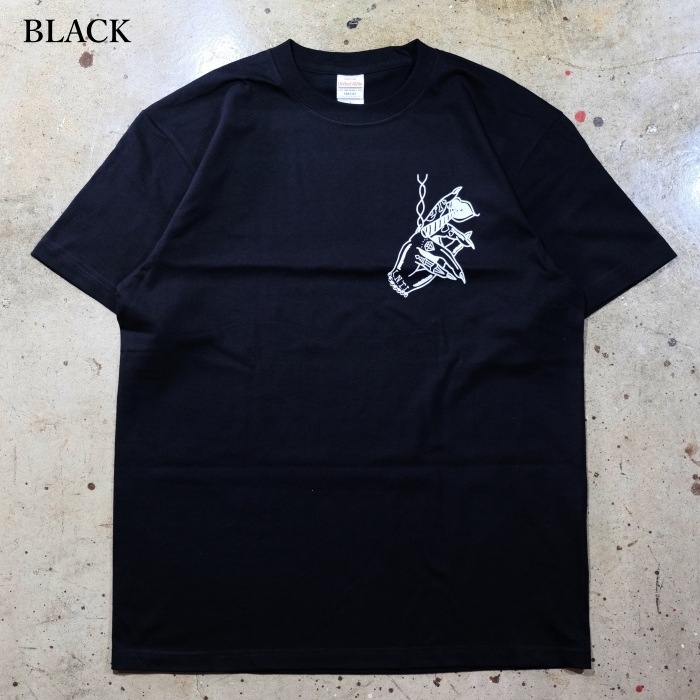 LOOSE NEEDLE��GRIN WEAR �롼���ˡ��ɥ������󥦥�����PRINT S/S T-Shirts�ۥץ���ȾµT����� ���ȥ����ǥ����� ���֥�͡��� COTTON100��