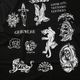LOOSE NEEDLE��GRIN WEAR �롼���ˡ��ɥ������󥦥�����PRINT S/S T-Shirts�ۥץ���ȾµT����� ���ȥ����ǥ����� ���֥�͡��� COTTON100��