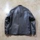 Y'2 LEATHER �磻�ġ��쥶����FC-77�ۡ�FADED HORSE CAR COAT�ۢ�BLACK(TEACORE)�� �ۡ����ϥ��ɥ��������� ��� MADE IN JAPAN