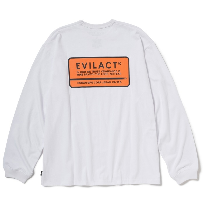 EVILACT �����֥륢���ȡ�EA26-ACT1-T02�ۡ�BOX LOGO LS��ĹµT����� �ܥå������� ���󥰥��꡼�� ���åȥ�100��