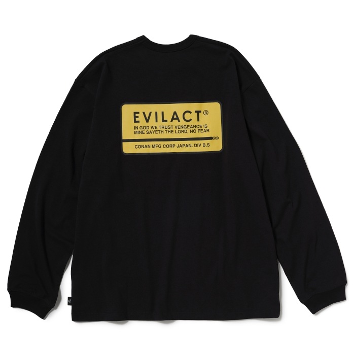 EVILACT �����֥륢���ȡ�EA26-ACT1-T02�ۡ�BOX LOGO LS��ĹµT����� �ܥå������� ���󥰥��꡼�� ���åȥ�100��