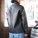 Y'2 LEATHER �磻�ġ��쥶����FC-77�ۡ�FADED HORSE CAR COAT�ۢ�44XXL���BLACK(TEACORE)�� �ۡ����ϥ��ɥ��������� ��� MADE IN JAPAN