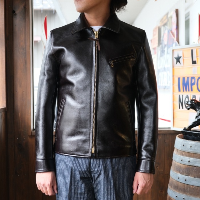 Y'2 LEATHER �磻�ġ��쥶����LSR-42�ۡ�ANILINE STEER SINGLE RIDERS�ۢ�BLACK�䥷�󥰥�饤������ �쥶�����㥱�å� ���ƥ��ϥ��ɥ� ���� ������