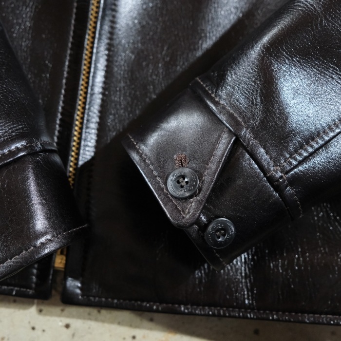 Y'2 LEATHER �磻�ġ��쥶����LSR-42�ۡ�ANILINE STEER SINGLE RIDERS�ۢ�BLACK�䥷�󥰥�饤������ �쥶�����㥱�å� ���ƥ��ϥ��ɥ� ���� ������
